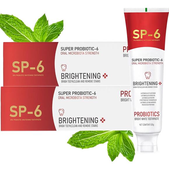 Unbranded Other - 2pcs Sp6 Probiotic Whitening Toothpaste, Sp-6 Ultra Whitening, Fresh Breath